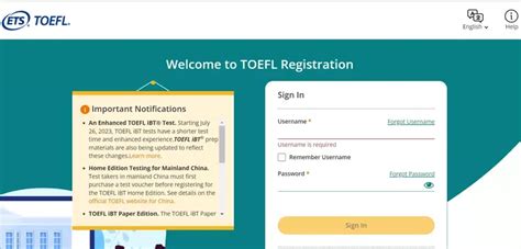 toefl results time|toefl log in.